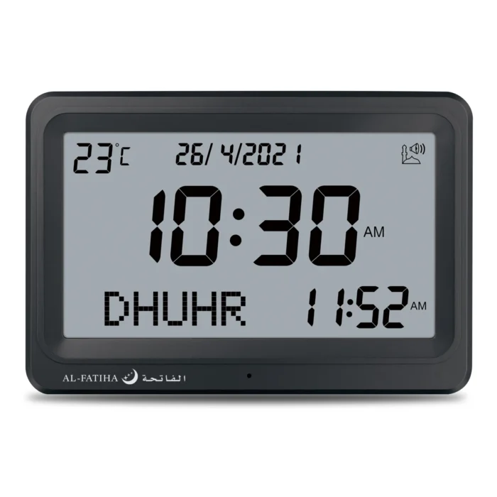 Azan Clock Alarm Wall Desk Table